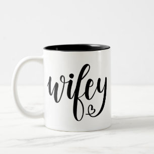 2 Couleurs Tasse de café de Wifey