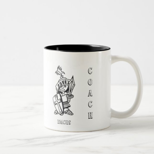2 Couleurs Tasse de café d'ENTRAÎNEUR (Droit)