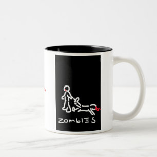 2 Couleurs Tasse de café d'entrave de zombi