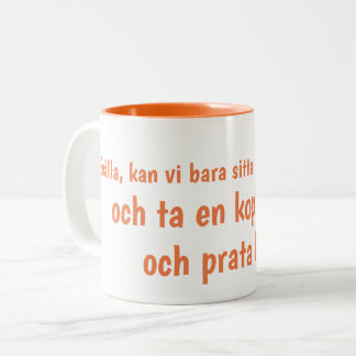 2 Couleurs Tasse de café d'entretiens de paix