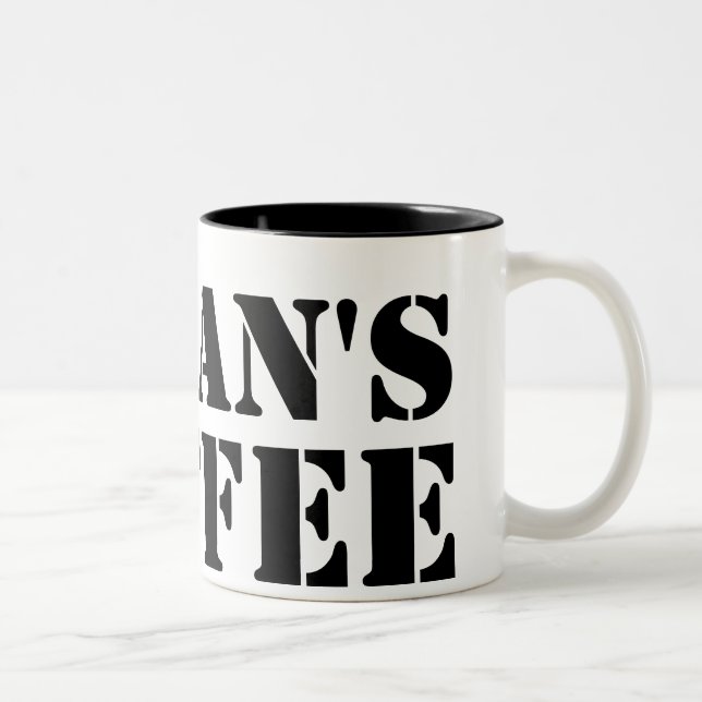 2 Couleurs Tasse de café d'Ethan (Droit)