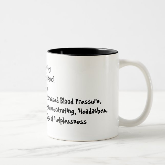 2 Couleurs Tasse de café d'étudiant de soins (Droit)