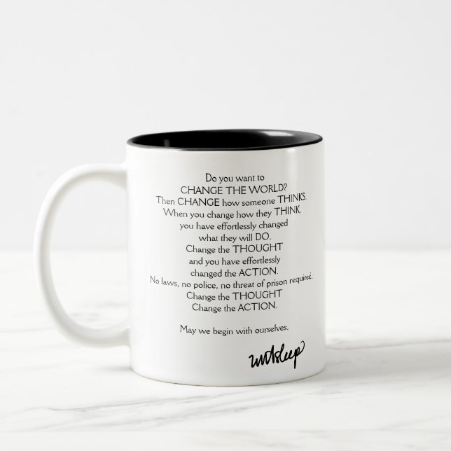 2 Couleurs tasse de café d'Oeil-Escroquerie d'unASLEEP, noire (Gauche)