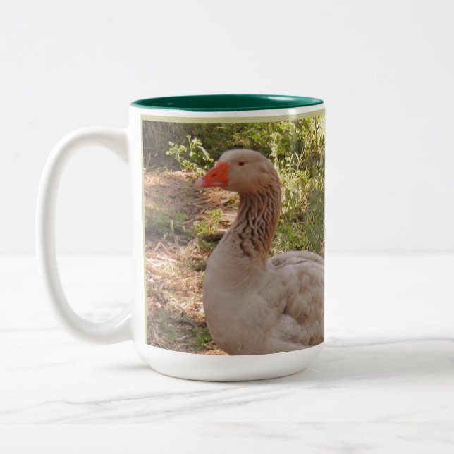 2 Couleurs Tasse de café d'oiseaux aquatiques de Silver (Gauche)