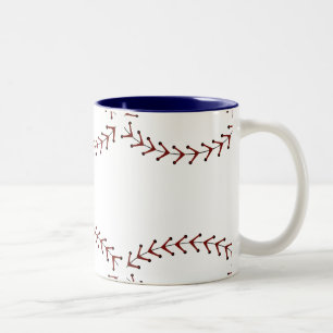 2 Couleurs Tasse de café du base-ball de Fastpitch