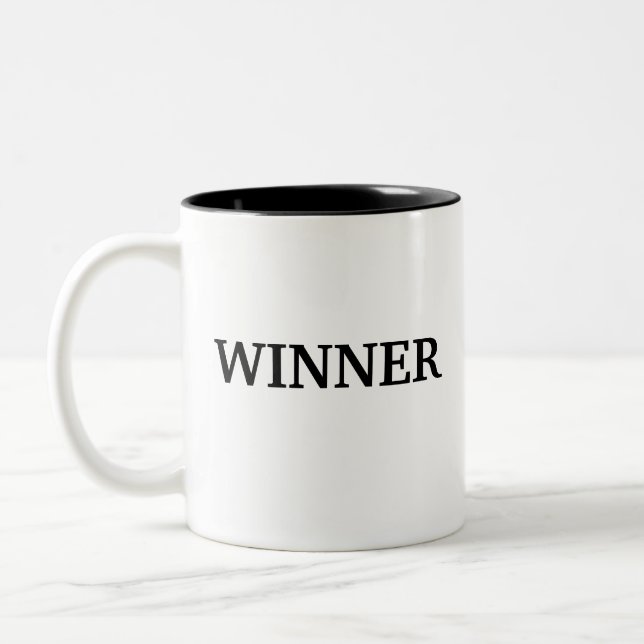 2 Couleurs Tasse de café du gagnant (Gauche)