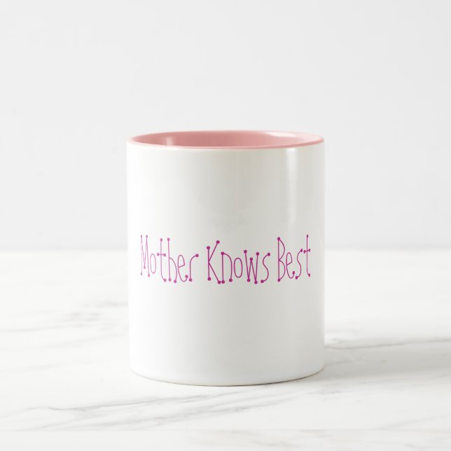 2 Couleurs Tasse de café du jour de mère (Centre)