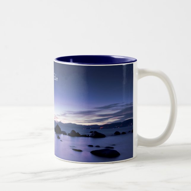 2 Couleurs Tasse de café du lac Tahoe (Droit)