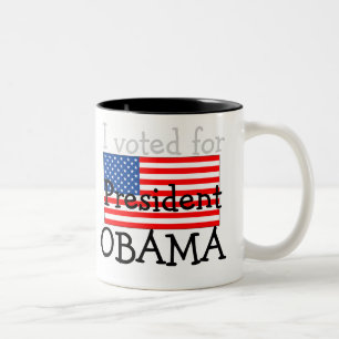 2 Couleurs Tasse de café du Président Obama