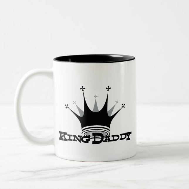 2 Couleurs Tasse de café du Roi Daddy (Gauche)