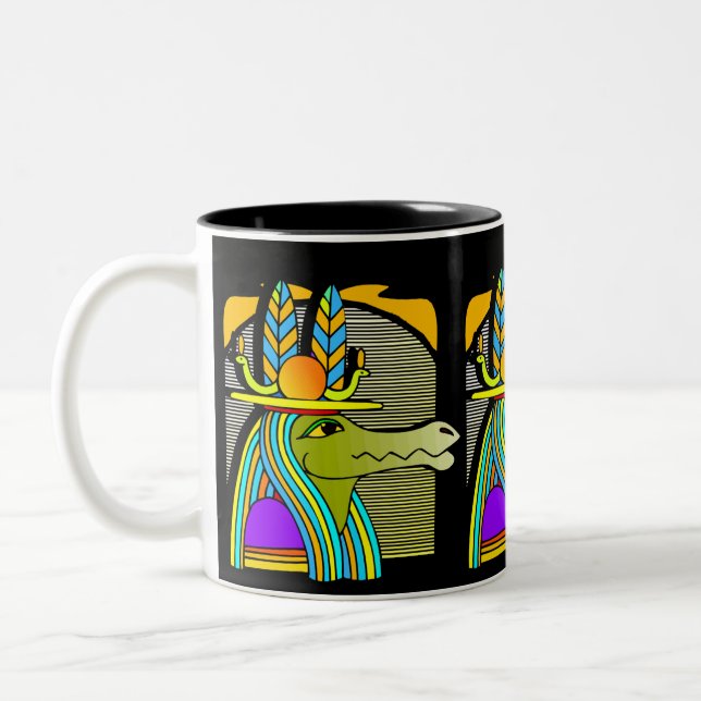 2 Couleurs Tasse de café égyptienne de conception de (Gauche)
