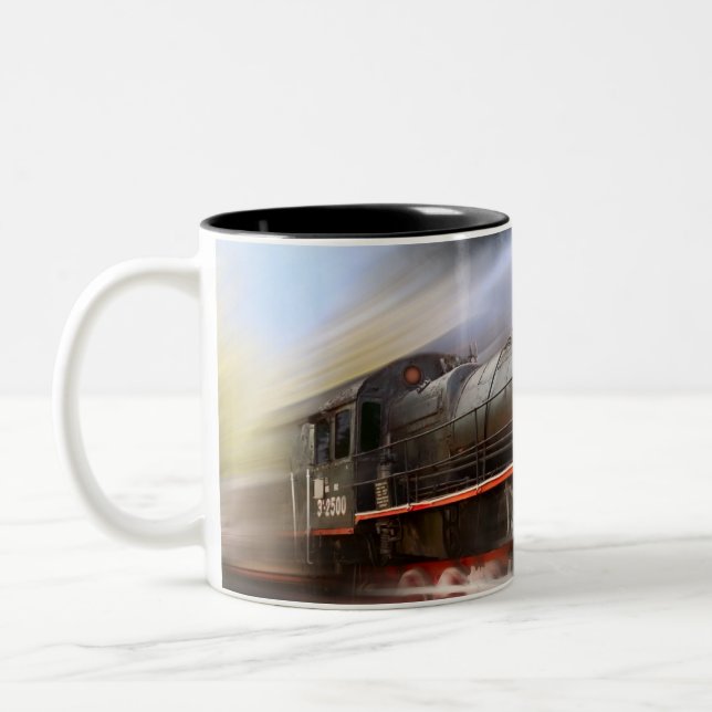 2 Couleurs Tasse de café expédiante de train (Gauche)