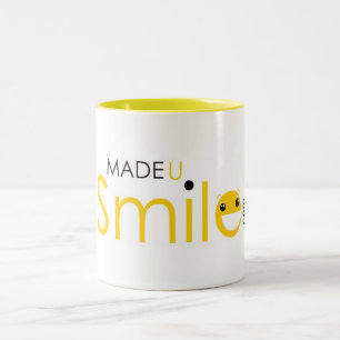 2 Couleurs Tasse de café faite d'U Smile.com