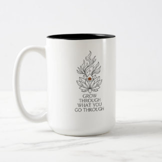 2 Couleurs Tasse de café graphique inspirante