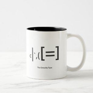 2 Couleurs tasse de café grouchy