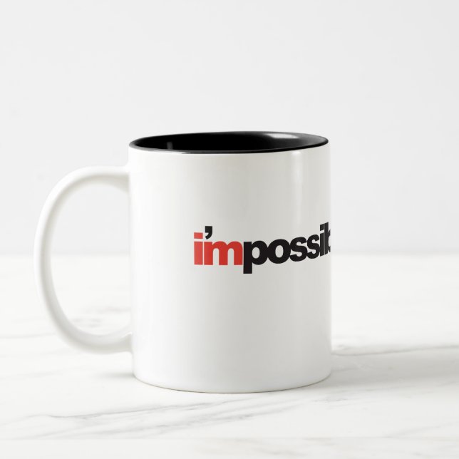 2 Couleurs tasse de café impossible (Gauche)