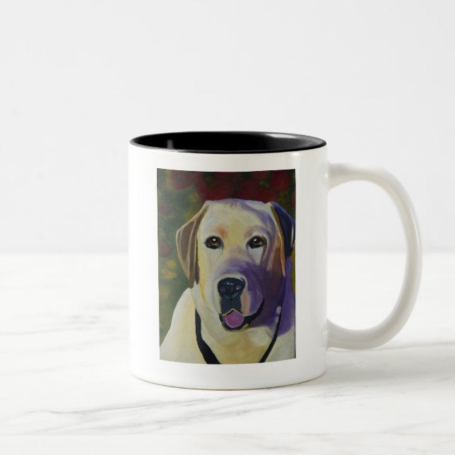 2 Couleurs Tasse de café jaune de laboratoire (Droit)
