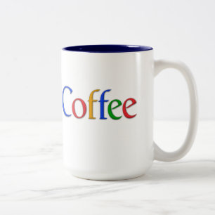 2 Couleurs tasse de café (logo de google)