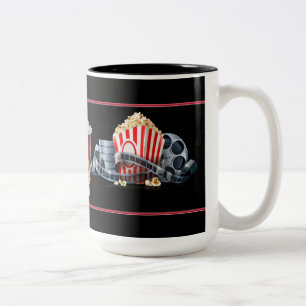 2 Couleurs Tasse de café noir de maïs éclaté de soirée c