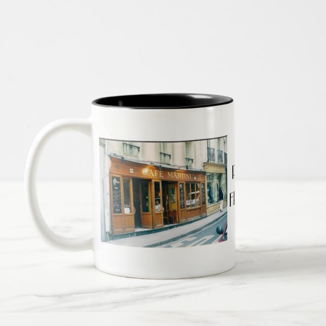 2 Couleurs Tasse de café/Paris (Gauche)