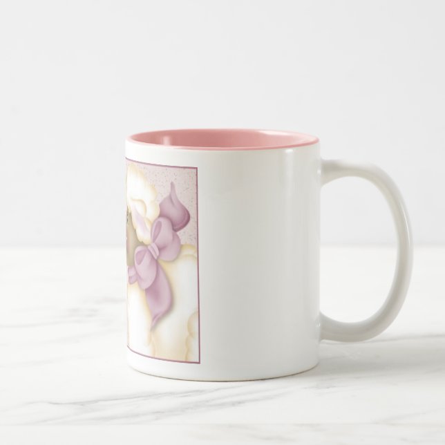 2 Couleurs Tasse de café pelucheuse de la brebis (Droit)