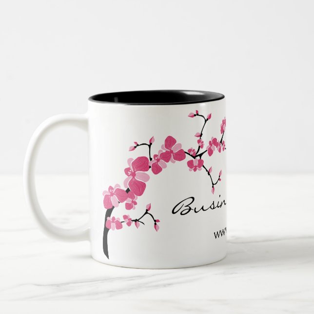 2 Couleurs Tasse de café personnalisable de branche d'arbre (Gauche)