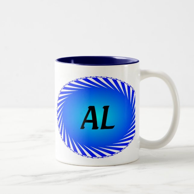 2 Couleurs Tasse de café personnalisée - Al (Droit)