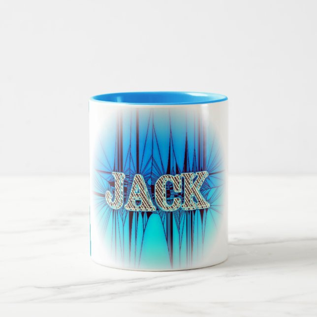 2 Couleurs Tasse de café personnalisée pour Jack (Centre)