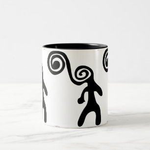 2 Couleurs Tasse de café Pétroglyphe du Sud-Ouest
