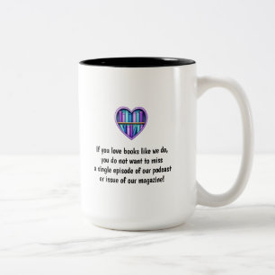 2 Couleurs Tasse de café pour amateur de livres de Book Bante