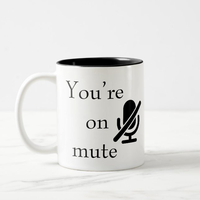 2 Couleurs Tasse de café pour enseignant à distance "Vous ête (Gauche)