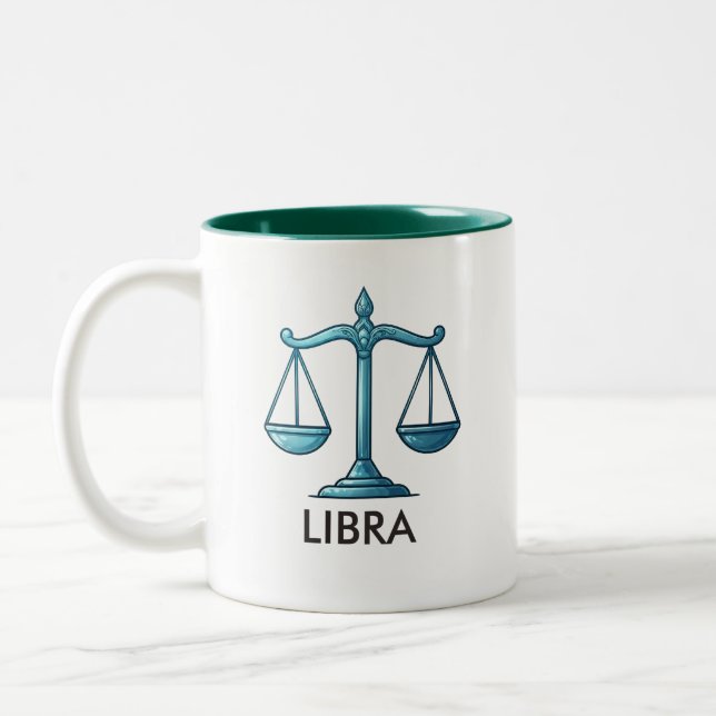 2 Couleurs Tasse de café pour l'anniversaire de l'astrologie  (Gauche)
