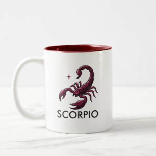 2 Couleurs Tasse de café pour l'anniversaire du signe astrolo
