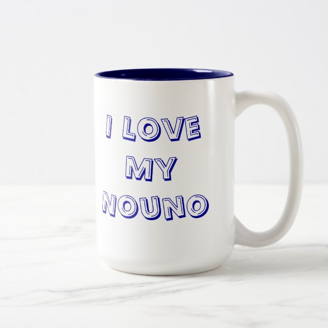 2 Couleurs Tasse de café pour le parrain de nouno (Droit)