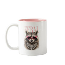 Tasse de café Raccoon Feral Chic