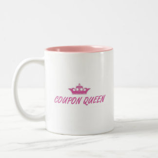 2 Couleurs Tasse de café rose de reine de bon