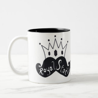 2 Couleurs Tasse de café royale de ton de Stache deux