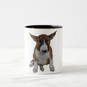 2 Couleurs Tasse de café somnolente de chiot de bull-terrier