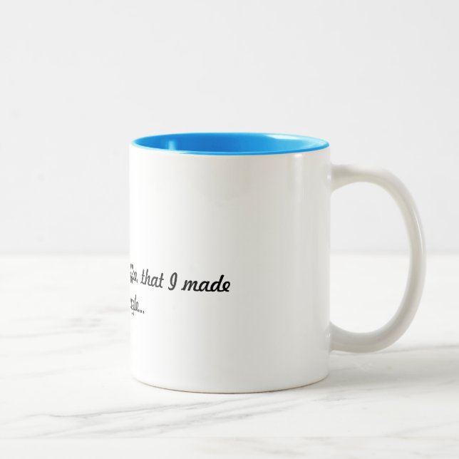 2 Couleurs Tasse de café sur le zazzle (Droit)