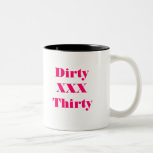 2 Couleurs Tasse de café trente sale
