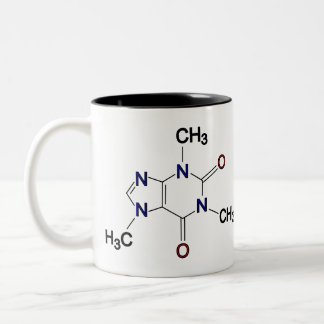 2 Couleurs Tasse de caféine