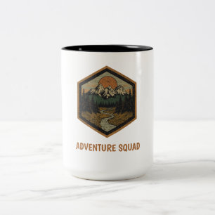 2 Couleurs Tasse de camping personnalisée pour l'escouade d'a