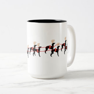 2 Couleurs Tasse de canon de chien de Noël italien Greyhhound