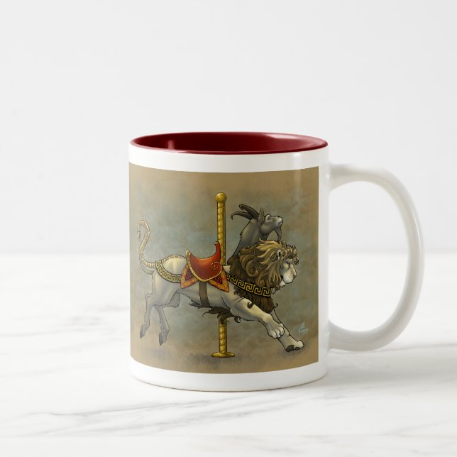 2 Couleurs Tasse de carrousel de chimère (Droit)