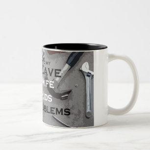 2 Couleurs Tasse de caverne d'homme