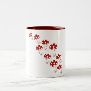 2 Couleurs Tasse de champignon