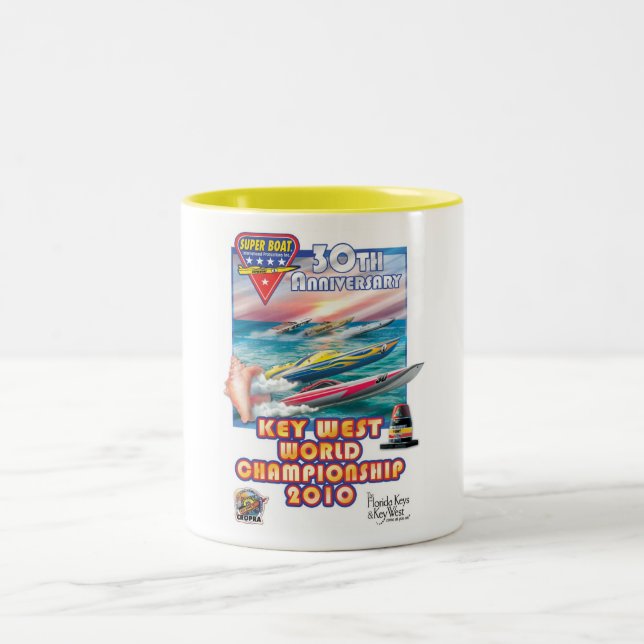 2 Couleurs tasse de championnat du monde (Centre)