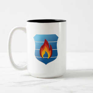 2 Couleurs Tasse de charbon de bois (logo seulement)