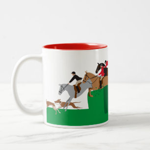 2 Couleurs Tasse de chasse au renard