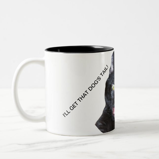 2 Couleurs Tasse de chat (Gauche)